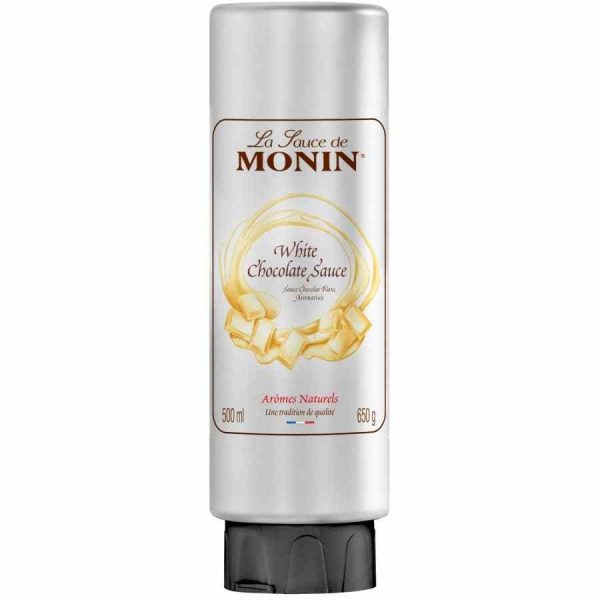 Delicioso Molho de Chocolate Branco Monin para sobremesas gourmet. Adoce os seus momentos com este produto de alta qualidade. Compre online!