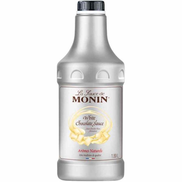 Molho de Chocolate Branco Monin - Delicioso e luxuoso para sobremesas irresistíveis. Compre online e deixe-se envolver em doçura!