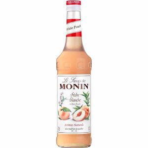 Xarope de Pêssego Branco Monin - 700 ml, Ideal para Adoçar e Saborizar | Loja Online