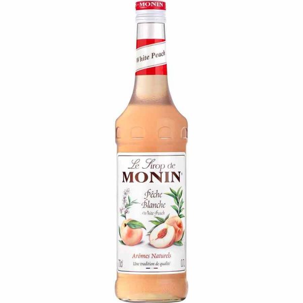 Xarope de Pêssego Branco Monin - 700 ml, Ideal para Adoçar e Saborizar | Loja Online