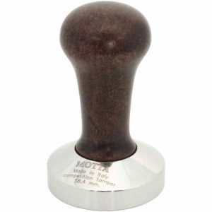 Tamper de competição Motta 58,4 mm para café de alta qualidade - Ferramenta profissional para baristas exigentes. Compre online!