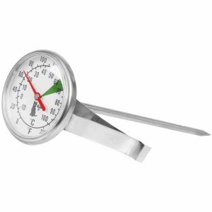 Termômetro de leite Motta: garanta a temperatura perfeita para o seu leite. Preciso e durável. Ideal para sua cozinha!