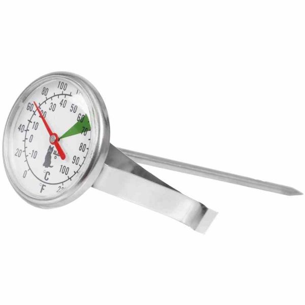 Termômetro de leite Motta: garanta a temperatura perfeita para o seu leite. Preciso e durável. Ideal para sua cozinha!