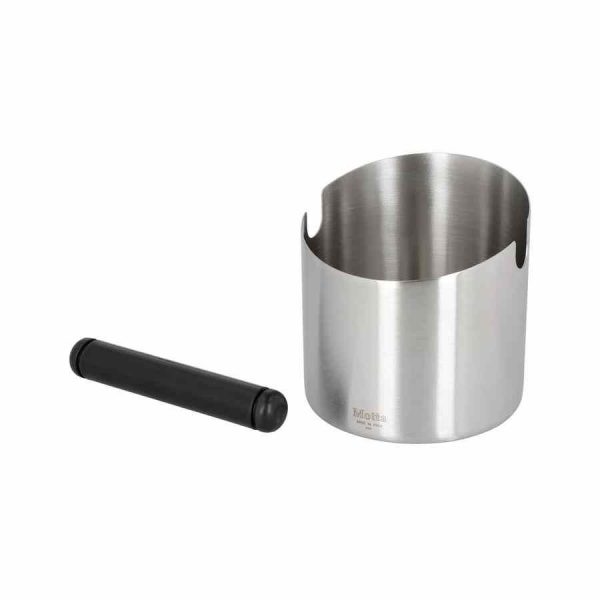 Caixa de batida em aço inoxidável Motta de 125 mm, resistente e durável para preparar bebidas de qualidade. Compre online agora!