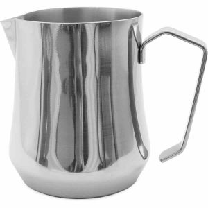Jarra de leite em aço inoxidável Tulip 500 ml da Motta, elegante e durável para servir com estilo. Compre online e surpreenda-se!
