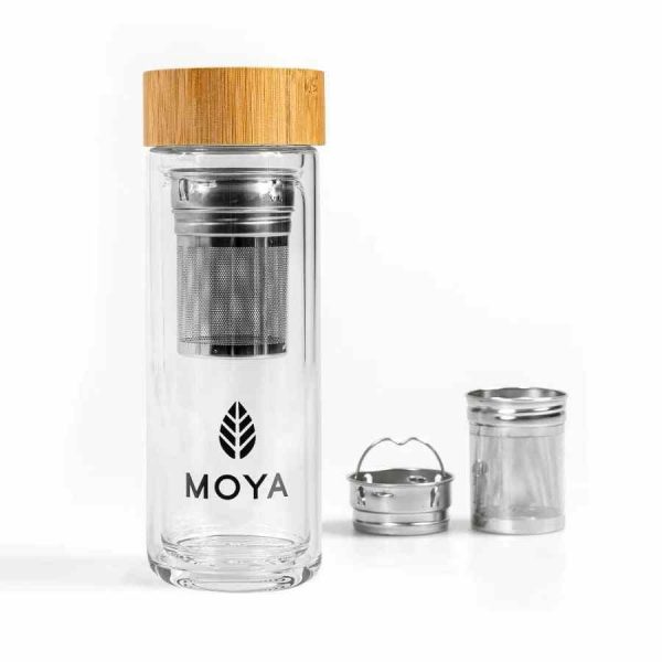 Shaker de Matcha Moya 320 ml para preparar matcha de alta qualidade. Ideal para uma bebida energizante e revigorante. Compre online!