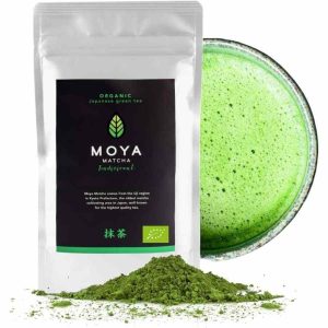 Chá Verde Tradicional Orgânico Moya Matcha - Compre online o melhor chá verde orgânico de qualidade superior para um momento revigorante.