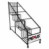 Rack metálico Nexus para 4 frascos de xarope: organização e elegância para a sua coleção de xaropes premium. Compre agora e leve estilo à sua cozinha!