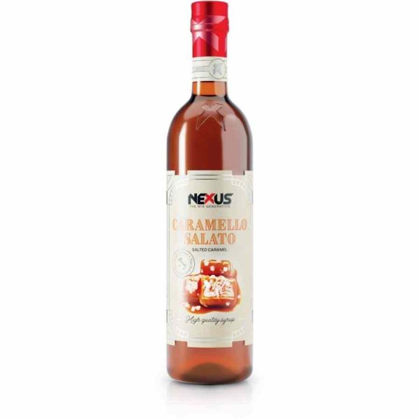 Xarope de Caramelo Salgado Nexus 700 ml - Delicioso xarope premium para sobremesas e cocktails. Compre online!