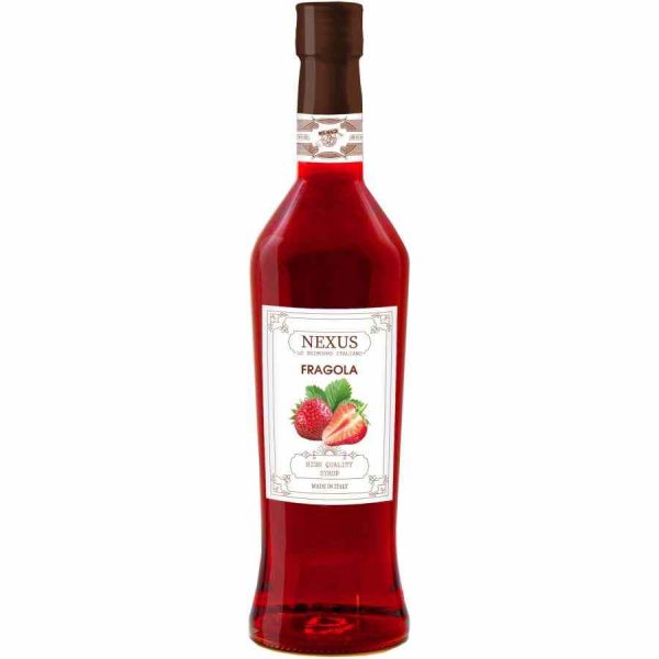 Xarope de Morango Nexus 700 ml - Delicioso xarope de morango de alta qualidade para os seus cocktails e sobremesas. Compre online agora!