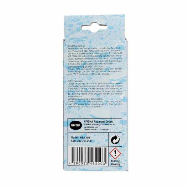 Pastilhas de limpeza de qualidade Nivona, 10 unidades, modelo NIRT 701 - Limpeza eficaz para sua máquina de café. Compre online!