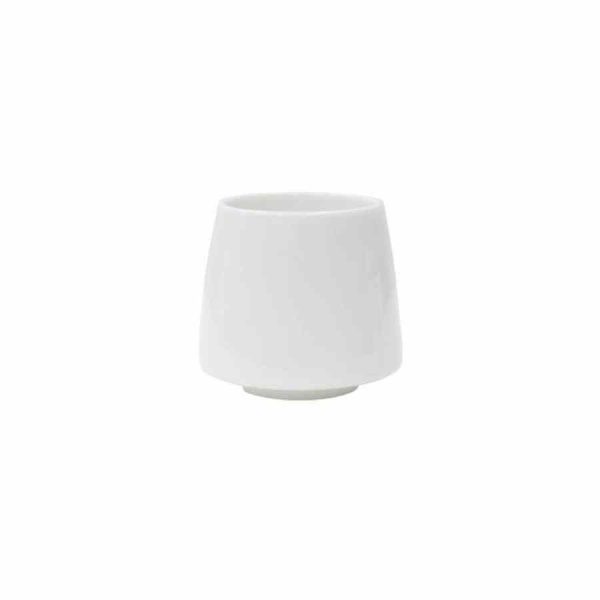 Conjunto de copos de degustação com design origami, 3 peças em branco - elegância e qualidade para apreciar sabores únicos.