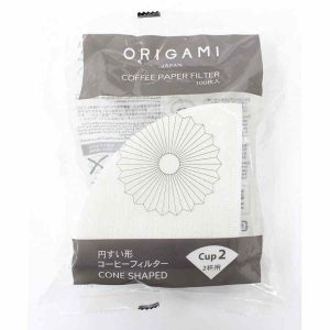 Papel Filtro Origami S 2 Xícaras, 100 unidades - Desfrute do café perfeito com estes filtros de alta qualidade! Compatível com várias máquinas.