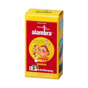 Café moído Passalacqua Alambra 250g - Aroma intenso e sabor requintado para os amantes de café. Compre online!