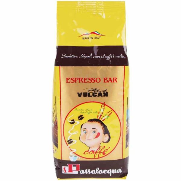 Café em grãos Passalacqua Black Vulcan 500g - Aroma intenso e sabor requintado para os amantes de café. Compre online!