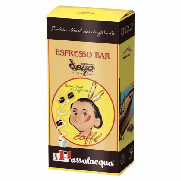 Café Descafeinado Passalacqua DeUp - Aroma intenso para os amantes de café sem cafeína. Compre online e desfrute de qualidade premium.