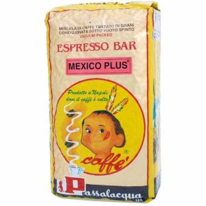 Café Passalacqua México Plus 1kg - Grãos de Café Premium para os Amantes de Café Exigentes - Compre Online!