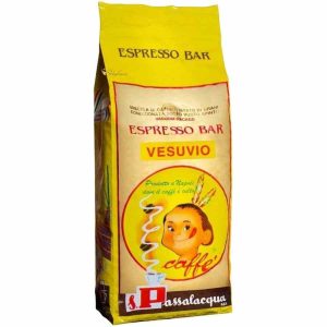 Delicioso café Passalacqua Vesuvio em grãos 1 kg, sabor intenso e aroma inigualável para os amantes de café exigentes. Compre agora!