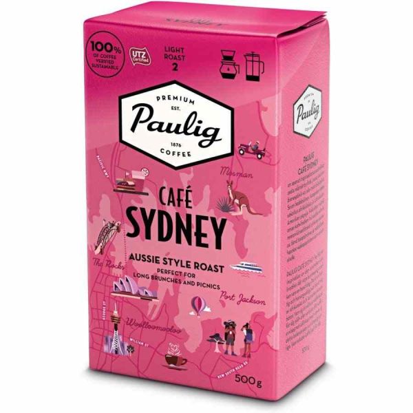 Café Paulig Sydney de alta qualidade para venda online - Aroma intenso e delicioso, perfeito para apreciadores de café exigentes.