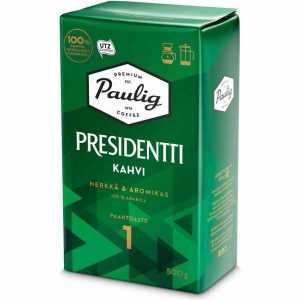 Café Paulig Presidente: Aroma intenso e sofisticado para os amantes de café exigentes. Compre online agora!
