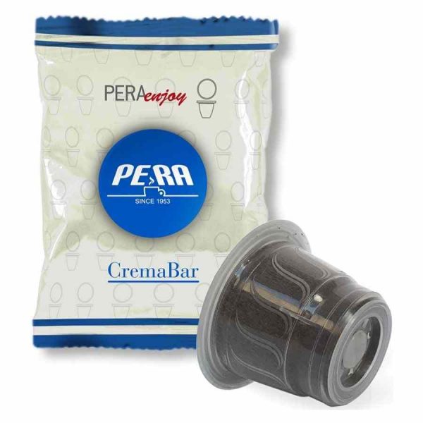 Cápsula de café premium para Nespresso Pera CremaBar 50 un - Desfrute de sabores intensos em cada café! Compatível com Nespresso. Compre online!