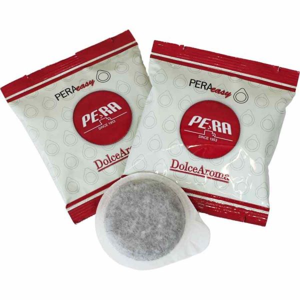 Cápsulas de Espresso E.S.E. Pera Dolce Aroma para um café perfeito em casa. Compatível com máquinas de café espresso. Aprecie a qualidade!
