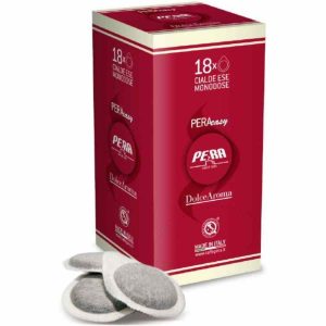 Vivas cada momento com a intensidade da Pera Dolce Aroma E.S.E. Espresso Pods, para o melhor café em casa. Elegância e sabor numa chávena.