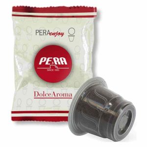 Cápsula de Café Pera Dolce Aroma Compatível Nespresso 50 un - Desfrute de um café aromático e intenso em cada chávena. Compatível com máquinas Nespresso. Compre online agora!