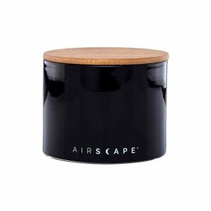 Recipiente de cerâmica Airscape® design planetário, obsidiana - Armazenamento premium para frescor duradouro. Compre online agora!