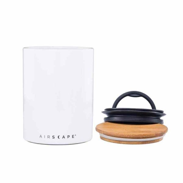 Recipiente de armazenamento de cerâmica Planetary Design Airscape® em floco de neve para café fresco - Mantenha o seu café fresco por mais tempo com estilo!