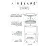 Recipiente de armazenamento de cerâmica Planetary Design Airscape® - design de floco de neve para frescura duradoura. Ideal para armazenar o seu café!