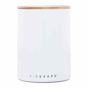 Recipiente de armazenamento de cerâmica Planetary Design Airscape®, floco de neve - Mantenha o seu café fresco com estilo e qualidade incomparáveis. Perfeito para os amantes da bebida.