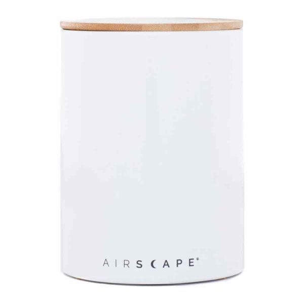 Recipiente de armazenamento de cerâmica Planetary Design Airscape®, floco de neve - Mantenha o seu café fresco com estilo e qualidade incomparáveis. Perfeito para os amantes da bebida.