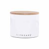 Recipiente de armazenamento de cerâmica Planetary Design Airscape® para preservar o aroma do café, padrão floco de neve