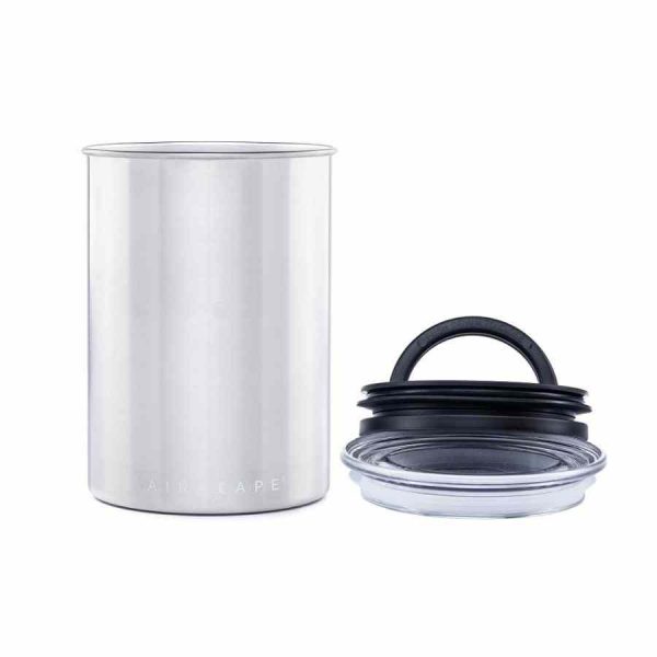 Recipiente de armazenamento em aço inoxidável Airscape® Design Planetário para frescura duradoura - Aço escovado. Compre já!