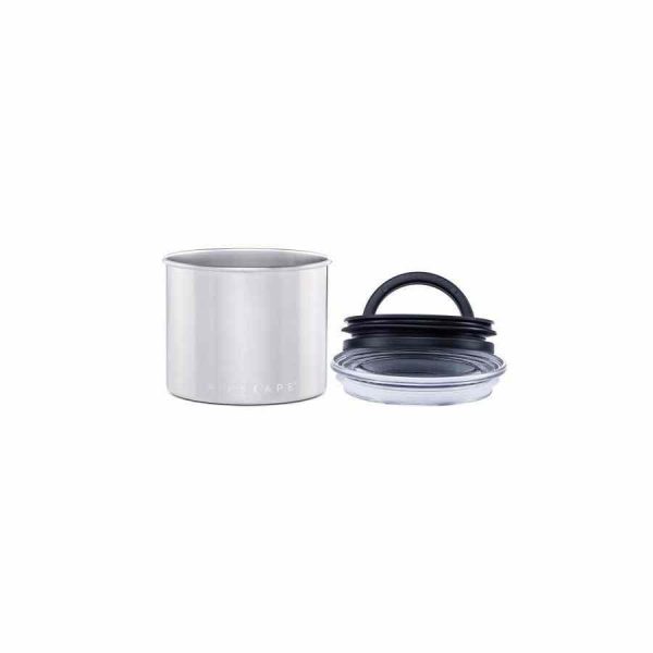 Recipiente de armazenamento em aço inoxidável Airscape® Classic Design Planetário, aço escovado - Mantenha a frescura dos seus alimentos com estilo!