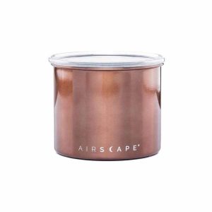 Recipiente de armazenamento em aço inoxidável Airscape® Planetary Design, Mocha - Armazenamento clássico de alta qualidade para frescura duradoura. Compre online!