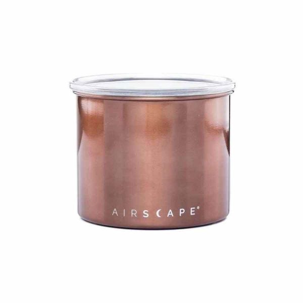 Recipiente de armazenamento em aço inoxidável Airscape® Planetary Design, Mocha - Armazenamento clássico de alta qualidade para frescura duradoura. Compre online!