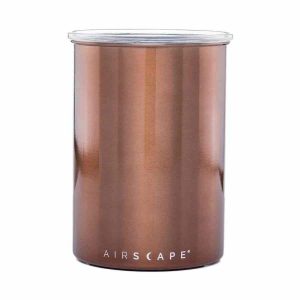 Recipiente de armazenamento em aço inoxidável Airscape® Planetary Design, Mocha - utensílio clássico de qualidade premium para a sua cozinha.