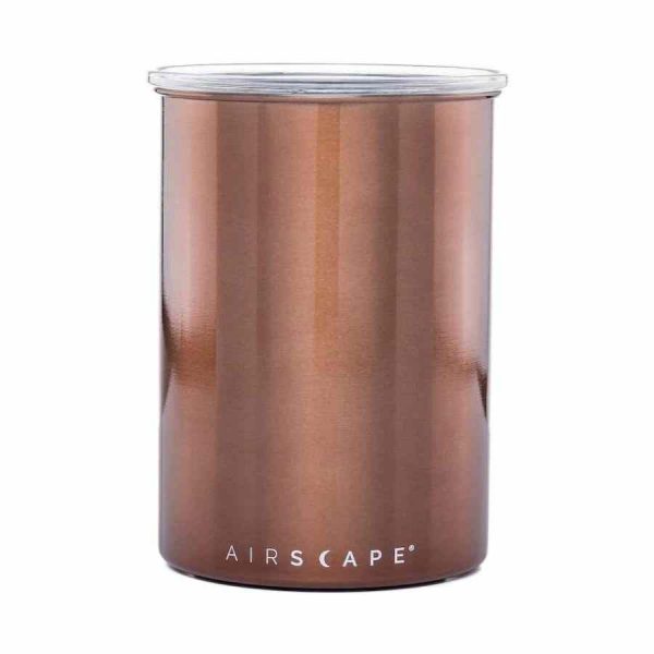 Recipiente de armazenamento em aço inoxidável Airscape® Planetary Design, Mocha - utensílio clássico de qualidade premium para a sua cozinha.