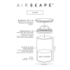 Recipiente de Vidro Airscape® com Tampa de Bambu - Design Planetário de Qualidade Superlativa para Frescura Duradoura - Compre Online!