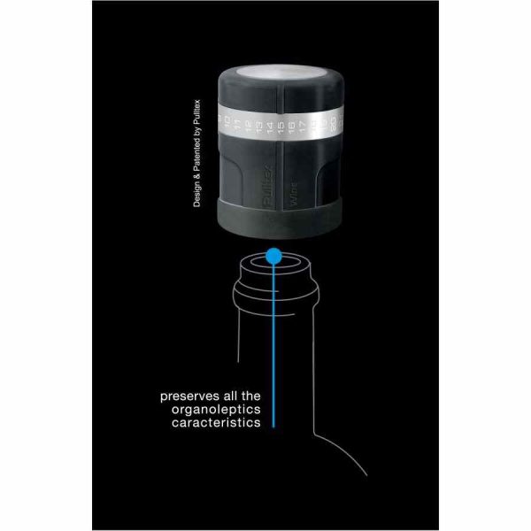 Rolha de vinho Pulltex AntiOx para preservação e aeração do vinho, acessório de alta qualidade para apreciadores de vinho. Compre online!