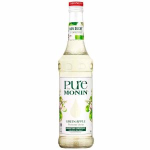 Xarope de Maçã Verde Sem Açúcar Pure by Monin 700 ml - Ideal para drinks e sobremesas, a essência premium que você procura!