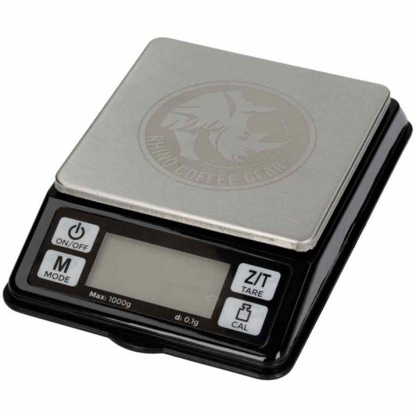 Escala de dosagem de engrenagem de café Rhino para aperfeiçoar o seu café diário. Alcance a perfeição na sua dose!