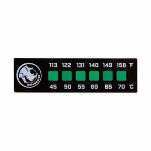 Termômetro de leite Rhino Stick-On Accutemp - Monitorize a temperatura do leite com precisão e praticidade. Ideal para controlo de segurança alimentar.