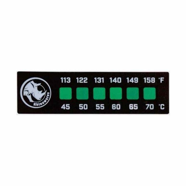 Termômetro de leite Rhino Stick-On Accutemp - Monitorize a temperatura do leite com precisão e praticidade. Ideal para controlo de segurança alimentar.