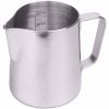 Fotografia de Jarro profissional em aço inoxidável Rhinowares para baristas exigentes. Ideal para fazer latte art. Compre online agora!