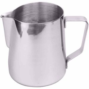 Jarro profissional em aço inoxidável Rhinowares para café - alta qualidade e durabilidade garantida