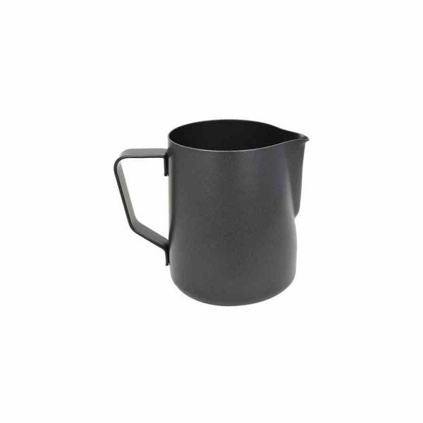 Jarro de leite Stealth Rhinowares, preto - Acessório premium para baristas exigentes. Ideal para fazer latte art perfeito. Compre online!