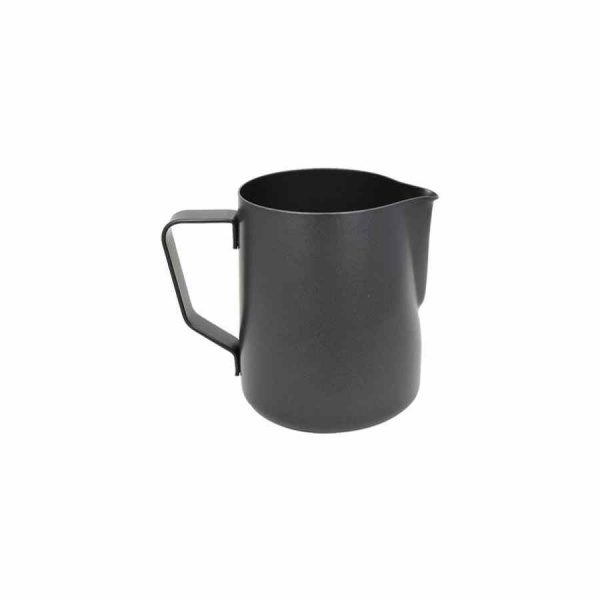 Jarro de leite Stealth Rhinowares, preto - Acessório premium para café com design discreto e elegante. Ideal para baristas exigentes.